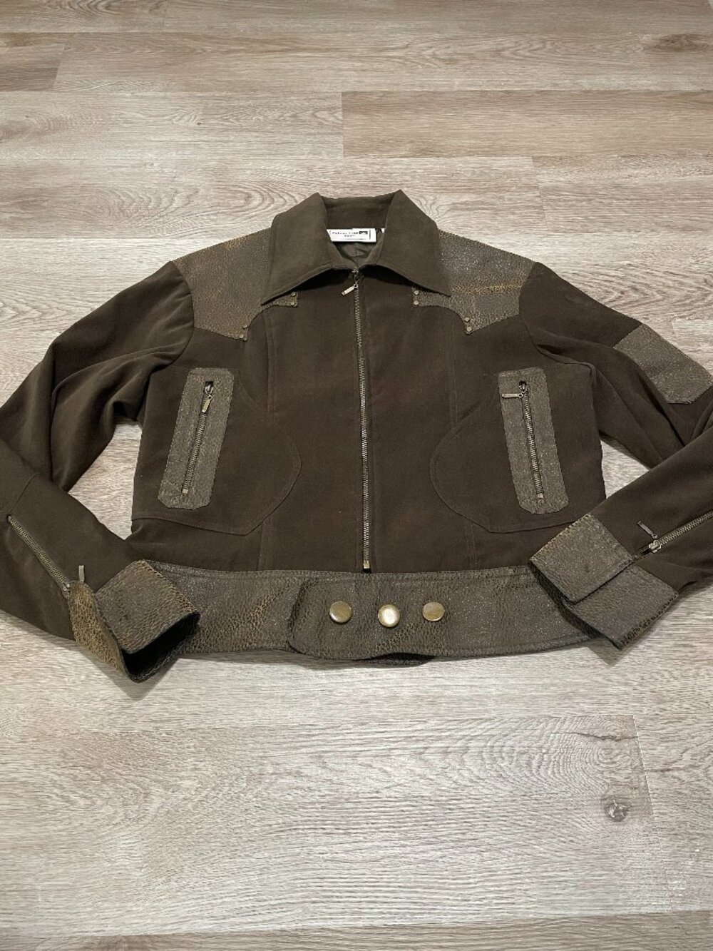 Faux Suede Jacket
